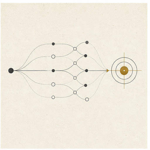 Illustration: Before you build an AI agent, decide what should change
